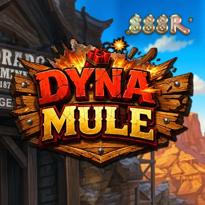 Tampilan visual grid 6x4 dalam permainan slot Dyna Mule dengan tema pertambangan.