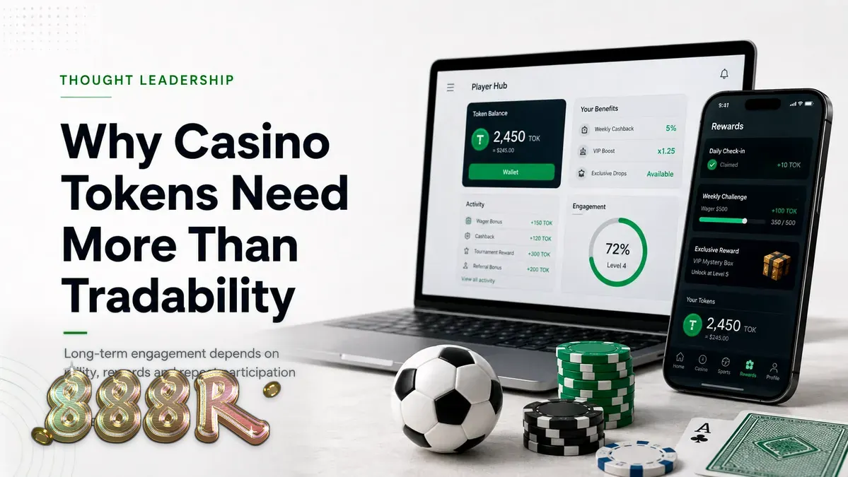 Visualisasi konsep token kasino dan ekosistem game digital